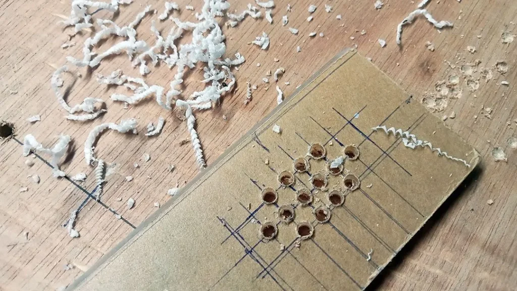 Creating a speaker hole