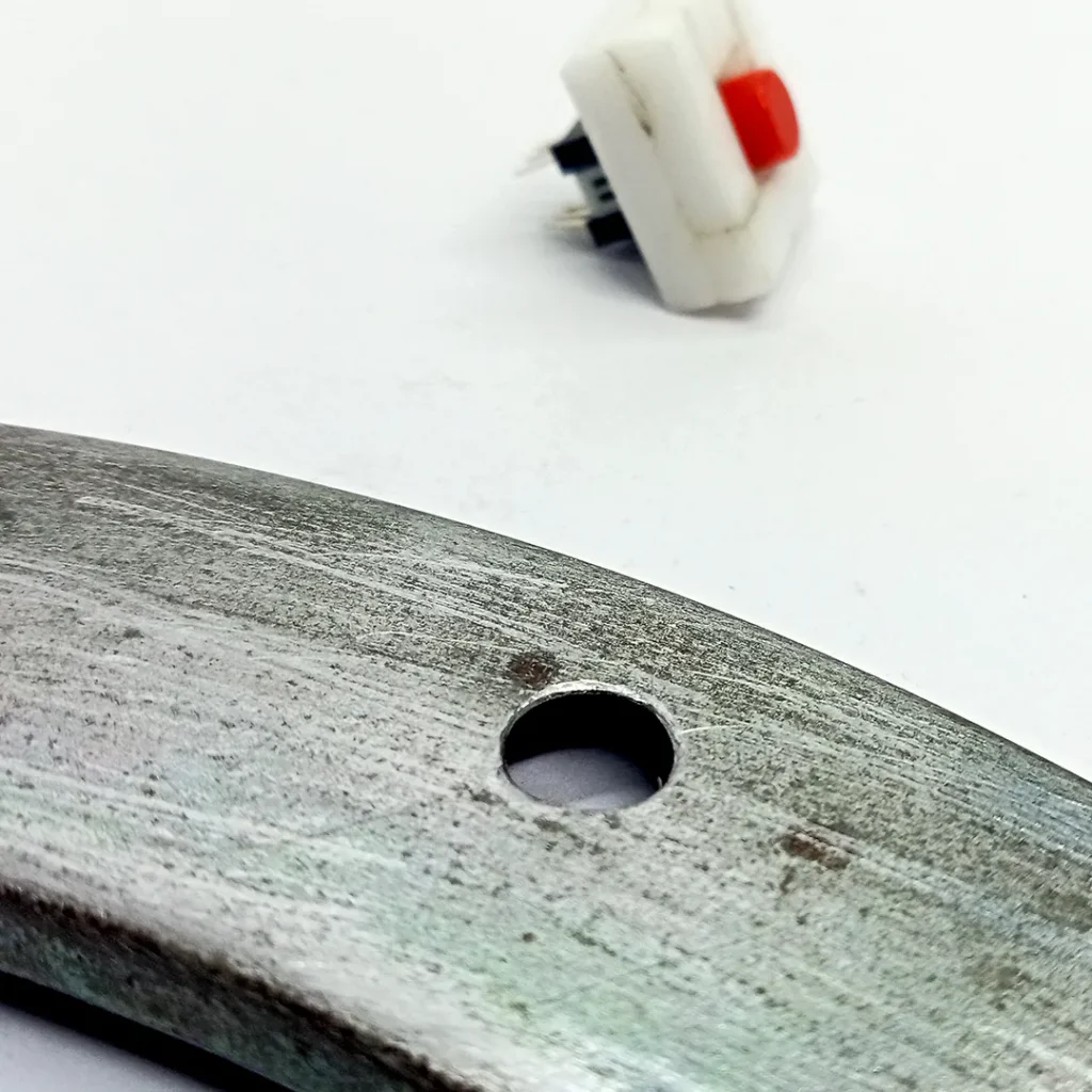 Hole for Installing switch for LED lamp