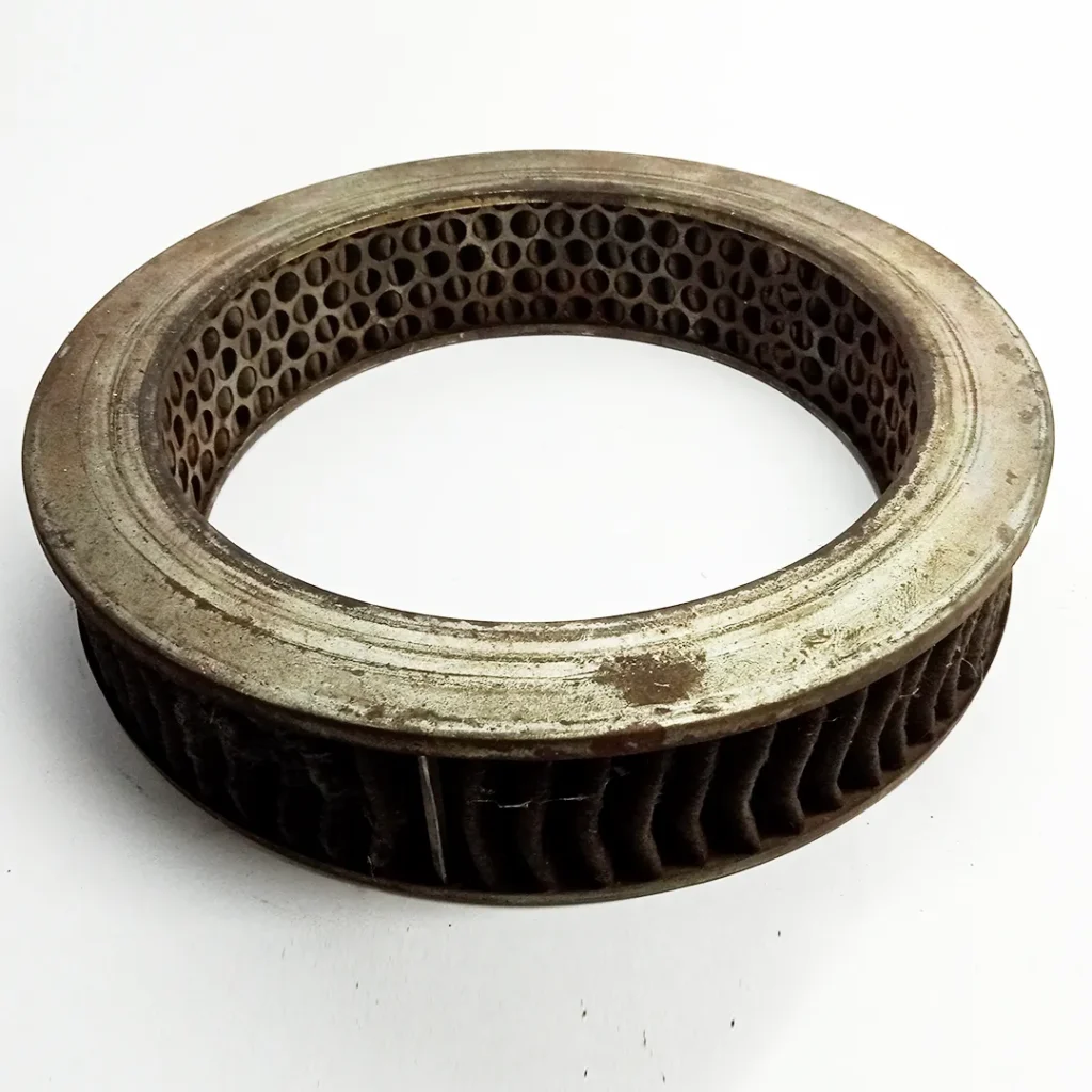 The car air filter before converting to Lamp