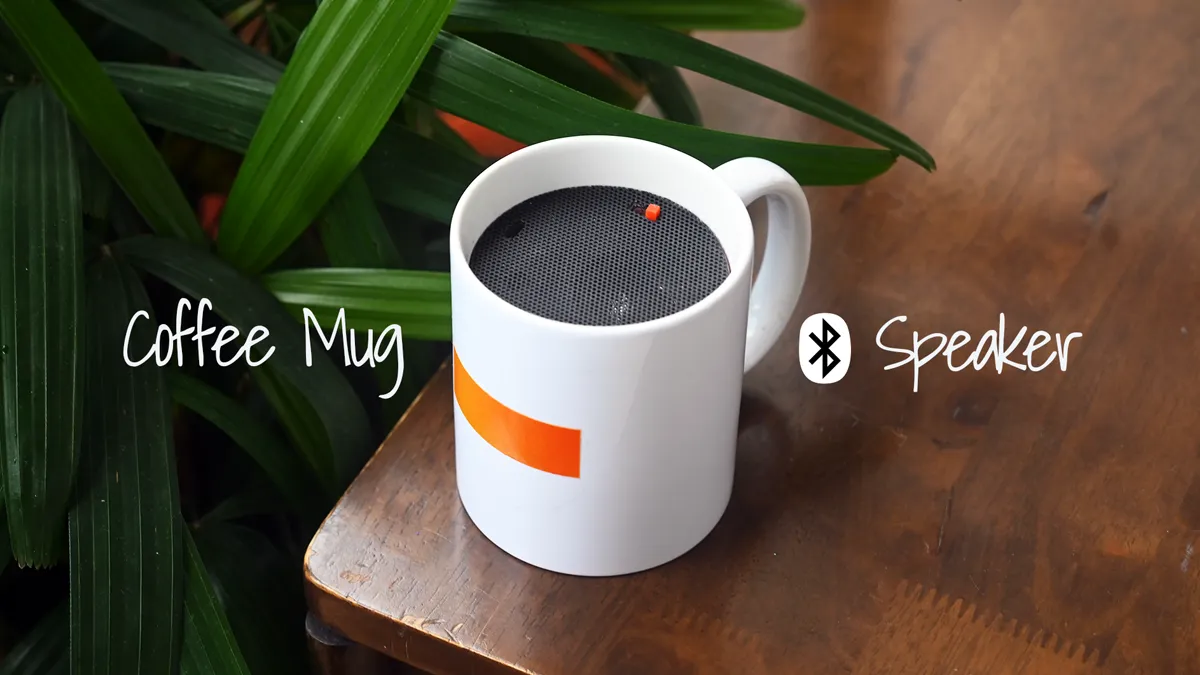 Coffee Mug Bluetooth Music Player