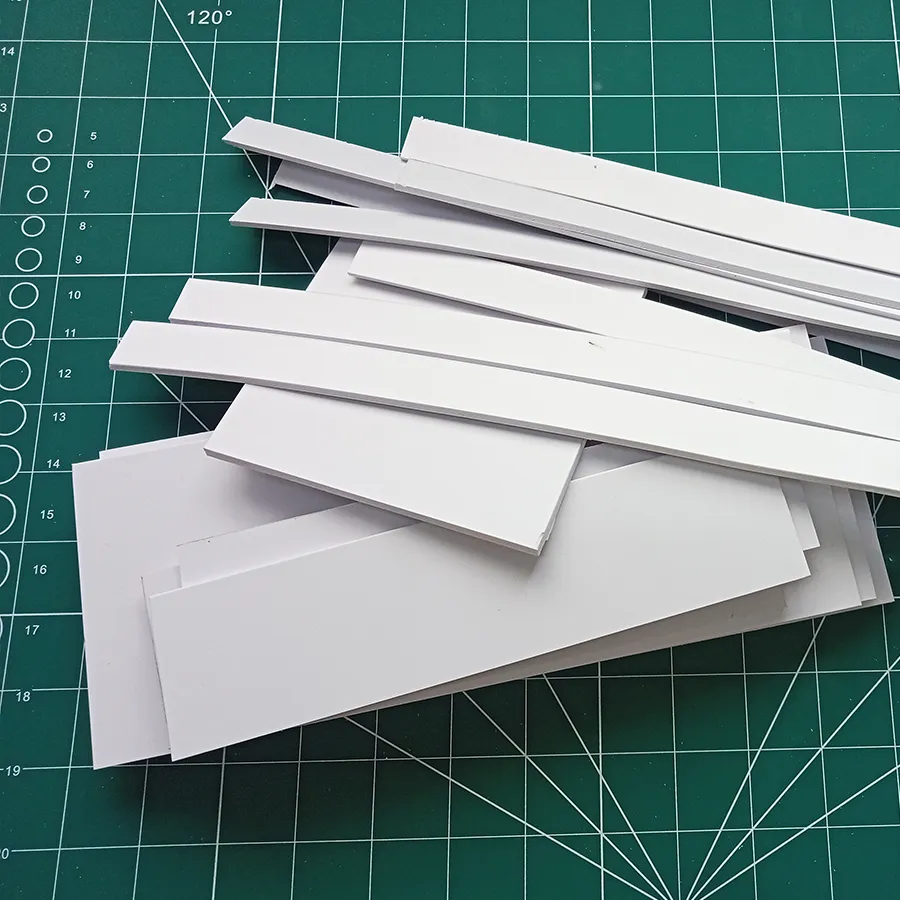 custom-cut foam board pieces for Homemade concrete flower planter