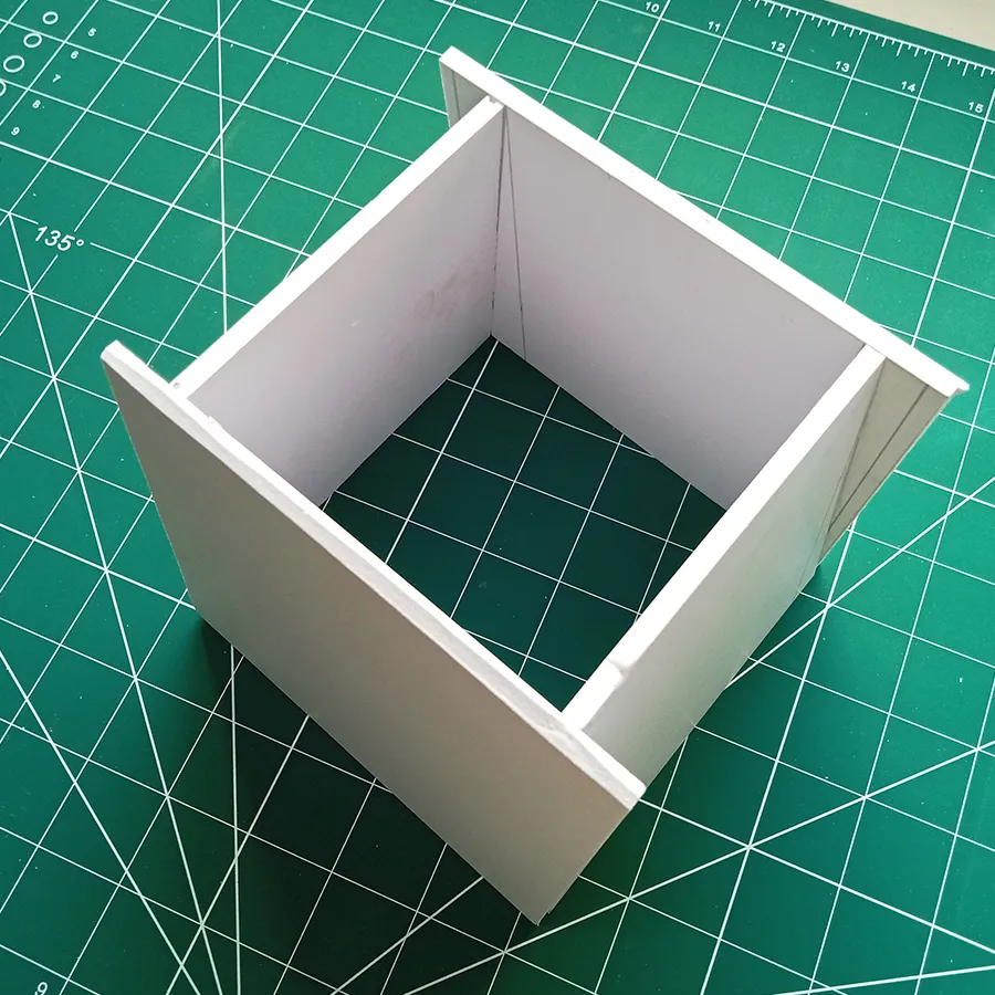 truncated pyramid bottom view
